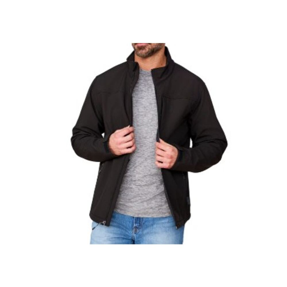 Free Country Men's Softshell Jacket Black Size XL
